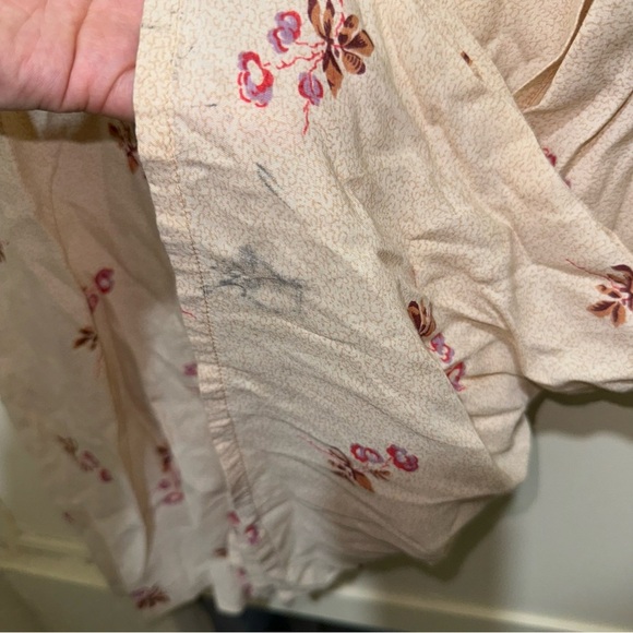 Women’s Vintage April Cornell Tan Cream Soft Floral Tank Top Maxi Dress Size: S - Picture 10 of 16